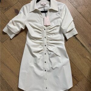 Cinq à Sept White Mini Dress